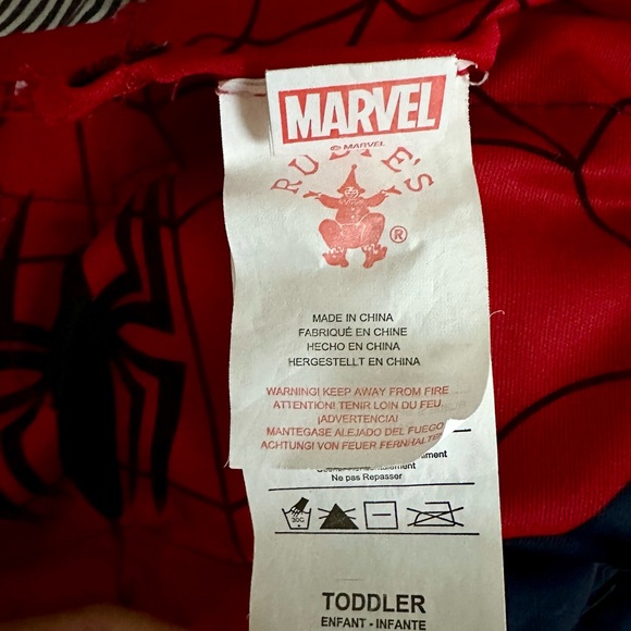 Muscle Spider Man jumpsuit costume (no mask) toddler 1-2y - Picture 6 of 6